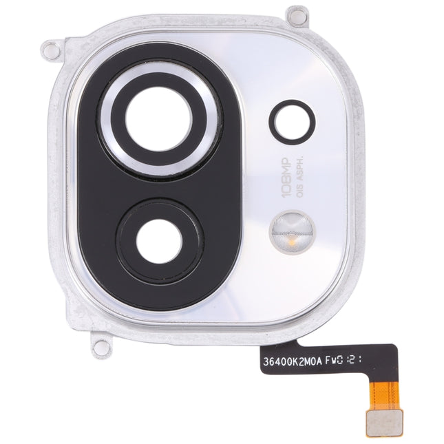 For Xiaomi Mi 11 Back Camera Lens Frame (White)-garmade.com