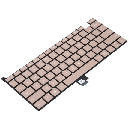 US Version Keyboard without Power Button for Microsoft Surface Laptop Go 1934(Gold)-garmade.com