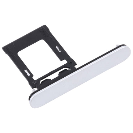 For Sony Xperia XZ1 Compact Original SIM Card Tray + Micro SD Card Tray (Silver)-garmade.com