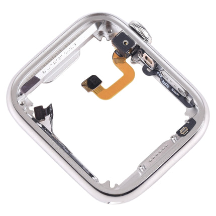 For Apple Watch Series 6 44mm Middle Frame Bezel Plate with Loudspeaker / Power / Rotating Shaft Flex Cable-garmade.com