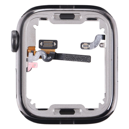 For Apple Watch Series 7 41mm Middle Frame Bezel Plate with Loudspeaker / Power / Rotating Shaft Flex Cable-garmade.com