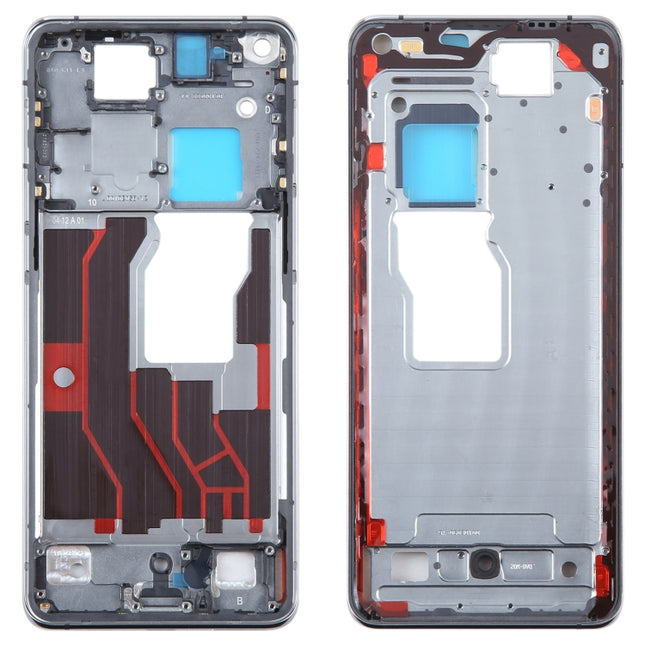 For OPPO Find X3 Original Front Housing LCD Frame Bezel Plate (Black)-garmade.com