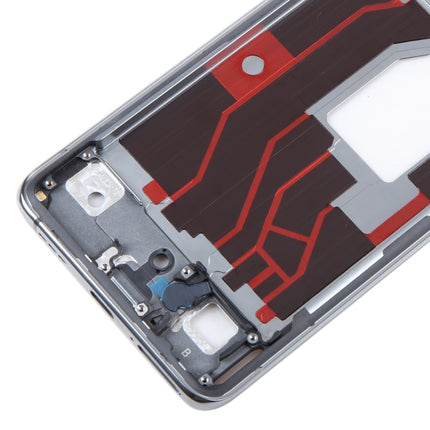 For OPPO Find X3 Original Front Housing LCD Frame Bezel Plate (Black)-garmade.com