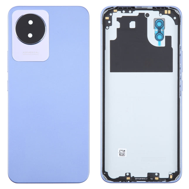 For vivo Y02 Original Battery Back Cover with Camera Lens Cover(Blue)-garmade.com
