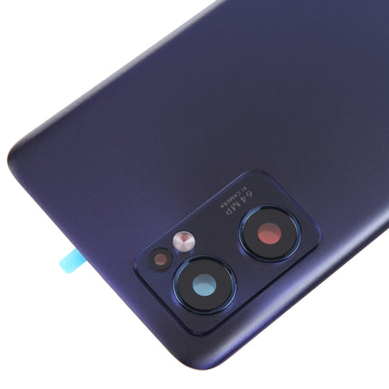 For OPPO Find X5 Lite Original Battery Back Cover with Camera Lens Cover(Black)-garmade.com