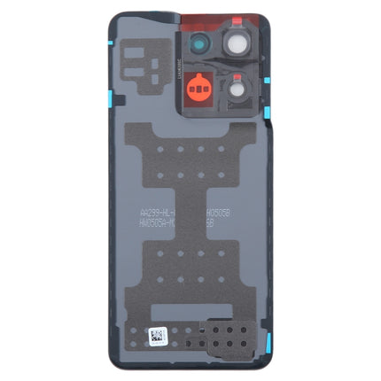 For OPPO Reno8 5G Original Battery Back Cover with Camera Lens Cover(Black)-garmade.com