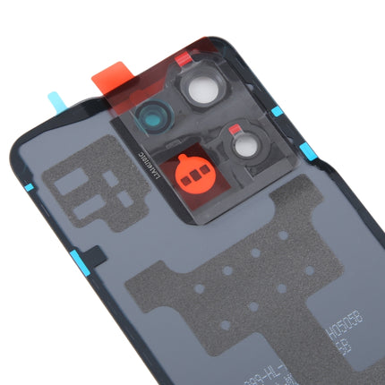 For OPPO Reno8 5G Original Battery Back Cover with Camera Lens Cover(Black)-garmade.com