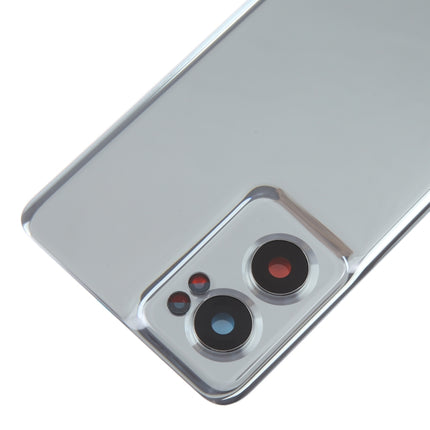For OnePlus Nord CE 2 5G Original Battery Back Cover with Camera Lens Cover(Silver)-garmade.com