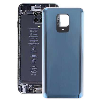 For Xiaomi Redmi Note 9 Pro India OEM Glass Battery Back Cover(Grey)-garmade.com