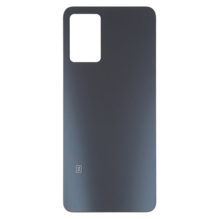For Xiaomi 11i HyperCharge Glass Battery Back Cover(Black)-garmade.com