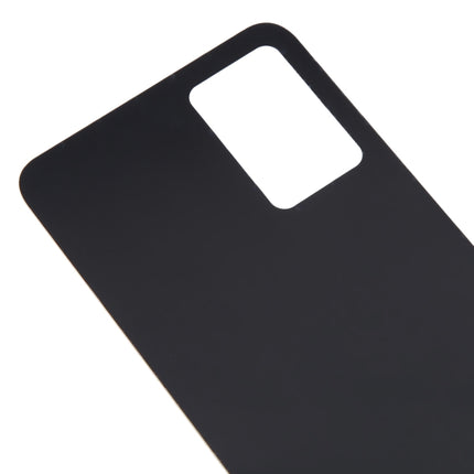 For Xiaomi Redmi Note 11 Pro+ 5G Glass Battery Back Cover(Black)-garmade.com