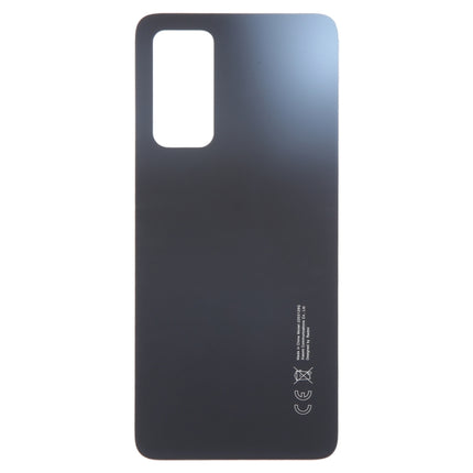 For Xiaomi 12 Lite Glass Battery Back Cover(Black)-garmade.com