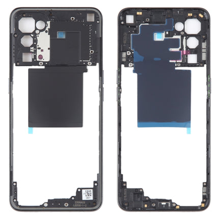 For OPPO Reno5 5G Original Middle Frame Bezel Plate (Black)-garmade.com