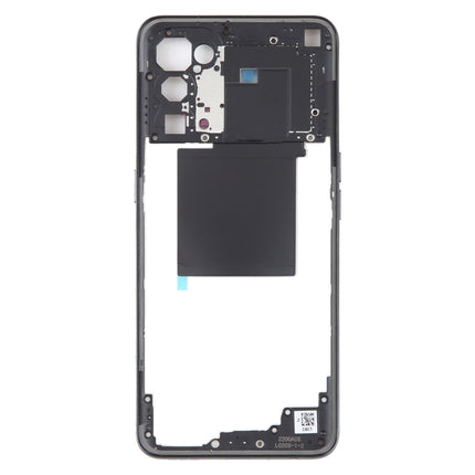 For OPPO Reno5 5G Original Middle Frame Bezel Plate (Black)-garmade.com