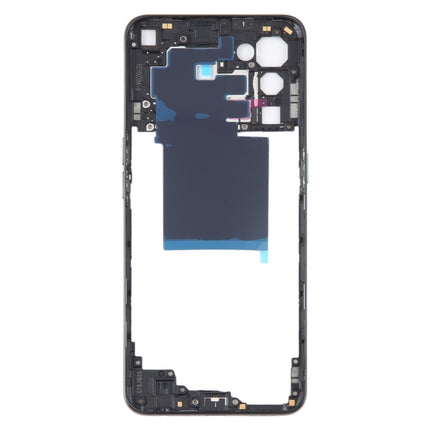 For OPPO Reno5 5G Original Middle Frame Bezel Plate (Black)-garmade.com
