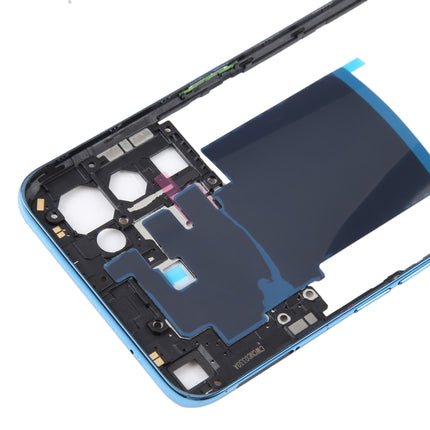 For OPPO Reno5 5G Original Middle Frame Bezel Plate (Blue)-garmade.com