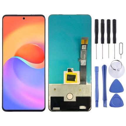 AMOLED Material LCD Screen for ZTE S30 Pro A2122H With Digitizer Full Assembly(Black)-garmade.com