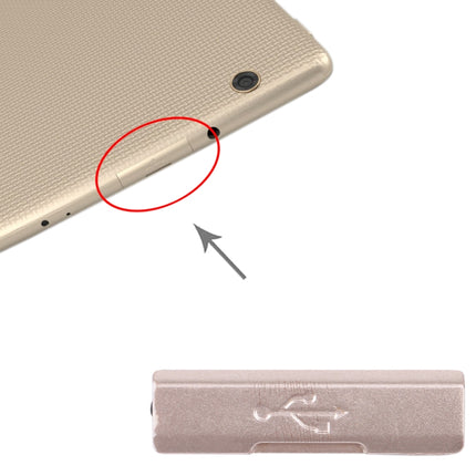 For LG G Pad X 8.0 V520 Original USB Interface Dustproof Cap (Gold)-garmade.com