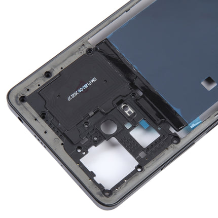 For Xiaomi Redmi Note 12 Pro+ Original Middle Frame Bezel Plate (Black)-garmade.com