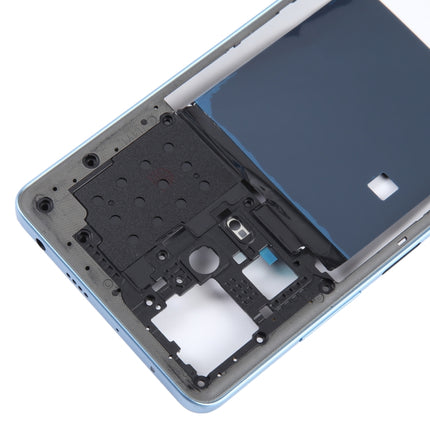 For Xiaomi Redmi Note 12 Pro+ Original Middle Frame Bezel Plate (Blue)-garmade.com