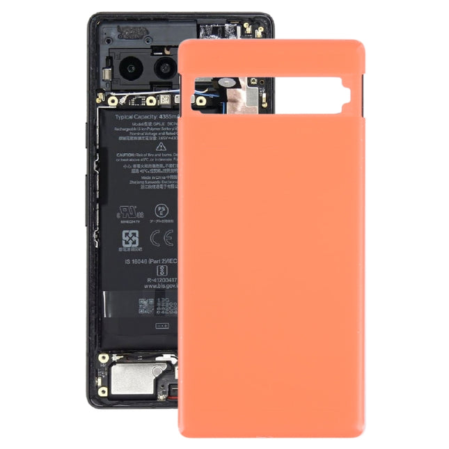 For Google Pixel 7a Original Battery Back Cover(Orange)-garmade.com