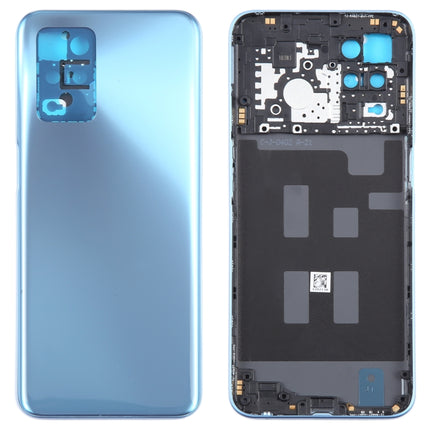 For Realme V13 Original Battery Back Cover with Middle Frame(Blue)-garmade.com