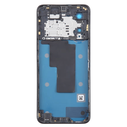 For OPPO A78 Original Battery Back Cover with Middle Frame(Black)-garmade.com
