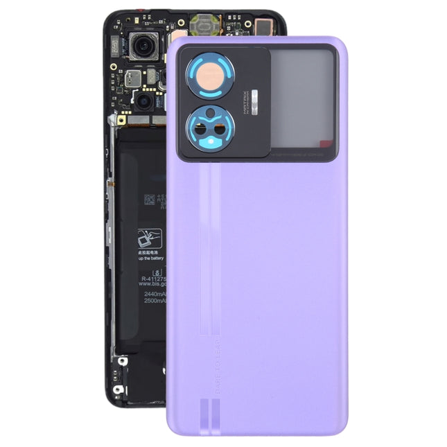 For Realme GT Neo 5 Original Battery Back Cover(Purple)-garmade.com