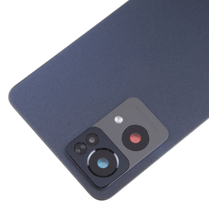 For OPPO Reno7 Pro Original Battery Back Cover with Camera Lens Cover(Black)-garmade.com