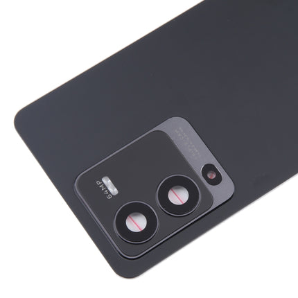 For vivo S15 Original Battery Back Cover with Camera Lens Cover(Black)-garmade.com