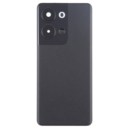 For OPPO Reno9 Original Battery Back Cover with Camera Lens Cover(Black)-garmade.com