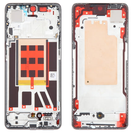 For OPPO Reno9 Original Front Housing LCD Frame Bezel Plate (Gold)-garmade.com