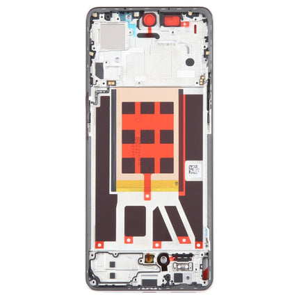 For OPPO Reno9 Original Front Housing LCD Frame Bezel Plate (Gold)-garmade.com