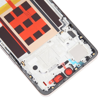 For OPPO Reno9 Original Front Housing LCD Frame Bezel Plate (Gold)-garmade.com