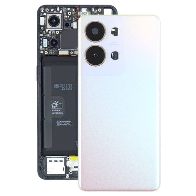 For OPPO Reno9 Pro Original Battery Back Cover with Camera Lens Cover(Pink)-garmade.com