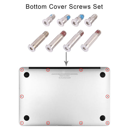 Bottom Cover Screws Set for MacBook Pro Retina 14.2 inch A2442 2021 (Silver)-garmade.com