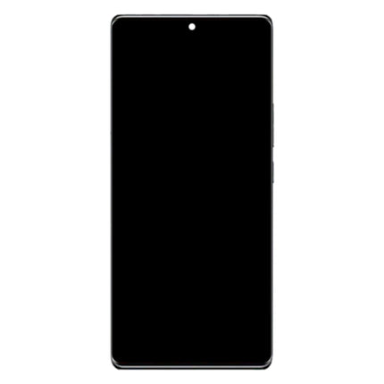 AMOLED LCD Screen For ZTE Axon 40 Pro A2023 Digitizer Full Assembly with Frame(Black)-garmade.com