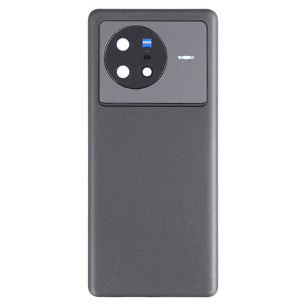 For vivo X80 Battery Back Cover with Camera Lens Cover(Black)-garmade.com