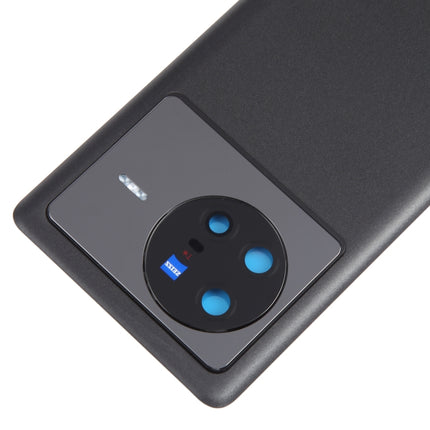 For vivo X80 Battery Back Cover with Camera Lens Cover(Black)-garmade.com