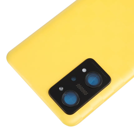 For Realme GT Neo 3T Original Battery Back Cover with Camera Lens Cover(Yellow)-garmade.com