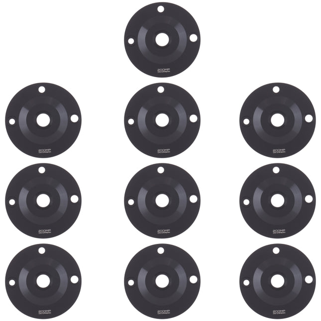 10 PCS Back Camera Lens for Realme 11 Pro+ (Black)-garmade.com
