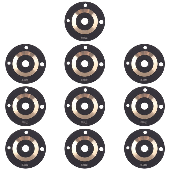 10 PCS Back Camera Lens for Realme 11 Pro+ (Gold)-garmade.com