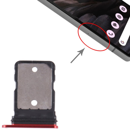 For Google Pixel 7A Original SIM Card Tray with SIM Pin (Red)-garmade.com