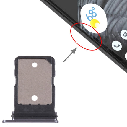 For Google Pixel 7 Pro Original SIM Card Tray with SIM Pin (Black)-garmade.com
