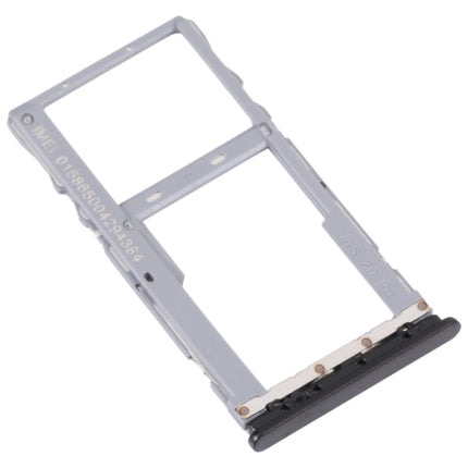 For TCL 20Y Original SIM Card Tray + Micro SD Card Tray (Black)-garmade.com