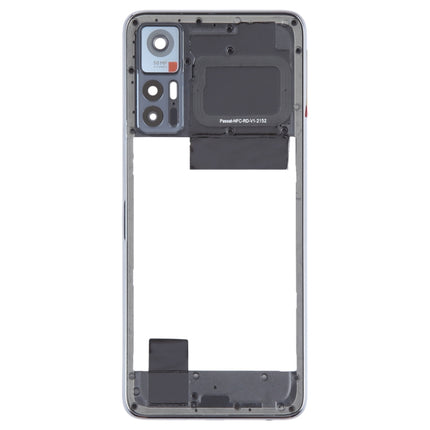 For TCL 30 4G / 30 5G Original Middle Frame Bezel Plate (Black)-garmade.com