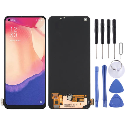 Original AMOLED Material LCD Screen for OPPO Reno5 F With Digitizer Full Assembly-garmade.com
