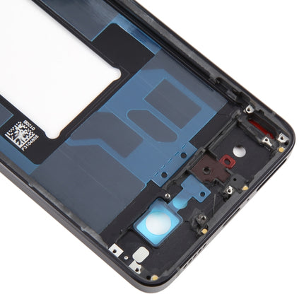For OPPO Reno7 Pro 5G Front Housing LCD Frame Bezel Plate (Black)-garmade.com