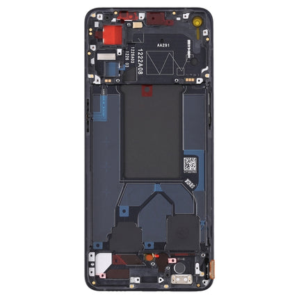 For OPPO Reno7 Pro 5G Front Housing LCD Frame Bezel Plate (Black)-garmade.com