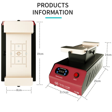TBK-988Z 7 inch Mobile Phone LCD Separation Built-in Pump Vacuum Manual Separator-garmade.com